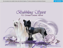 Tablet Screenshot of bubbling-spirit.at